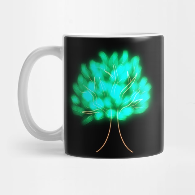 luminous tree by Keen_On_Colors